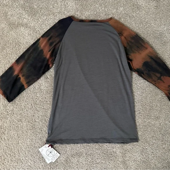 Seam of Life Women’s Plant Dyed Merino Wool Tie Dye MTB Top - Picture 3 of 4